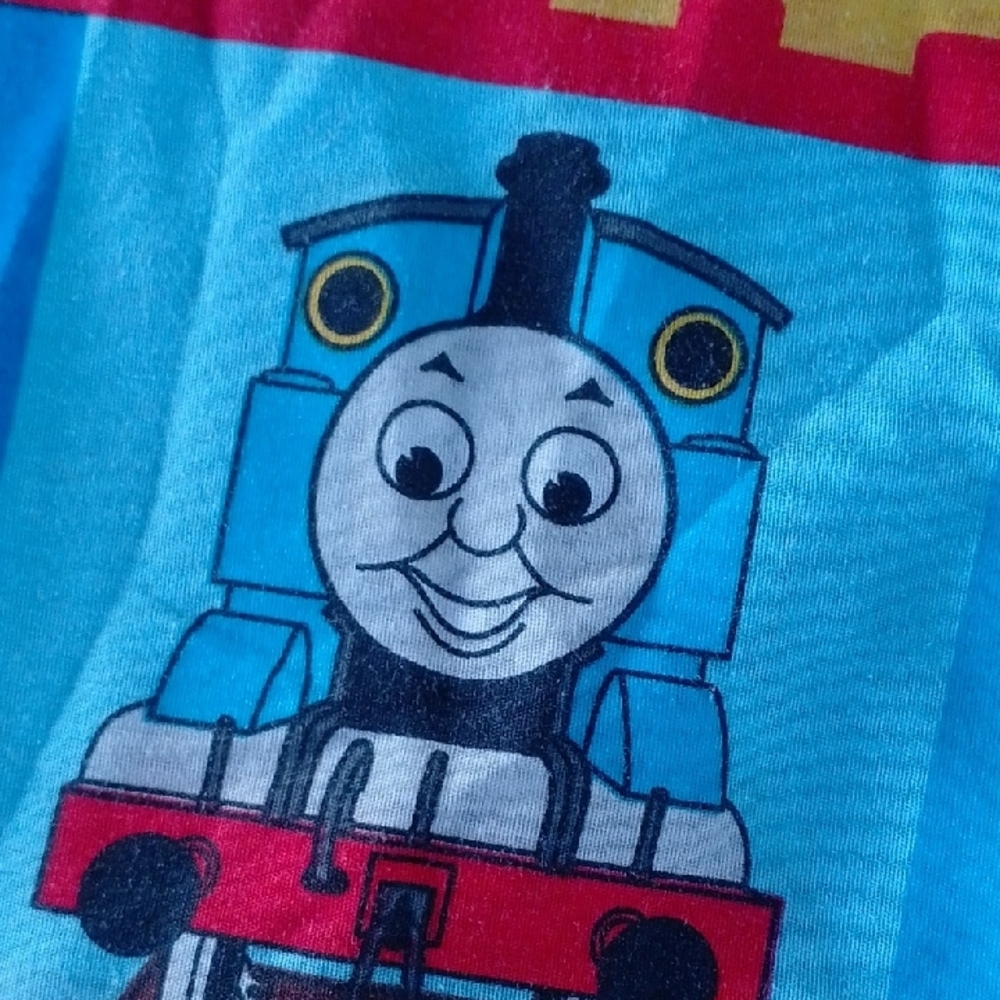 Vintage 1990s Thomas the Train & Friends Twin Bed Sheet 63” x 96” - Picture 4 of 10